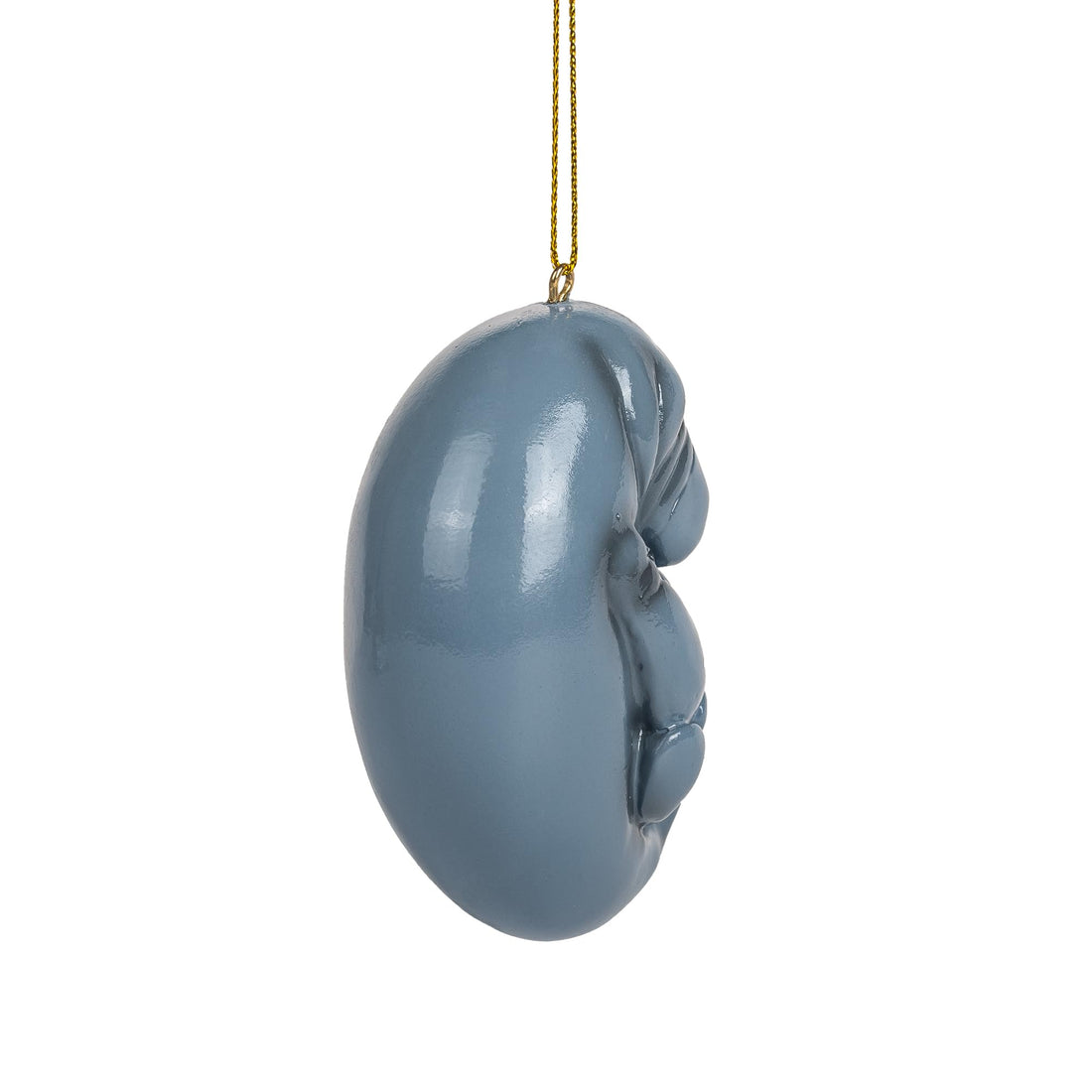 Mommy Manatee Hugging Her Baby with Love Christmas Tree Ornament