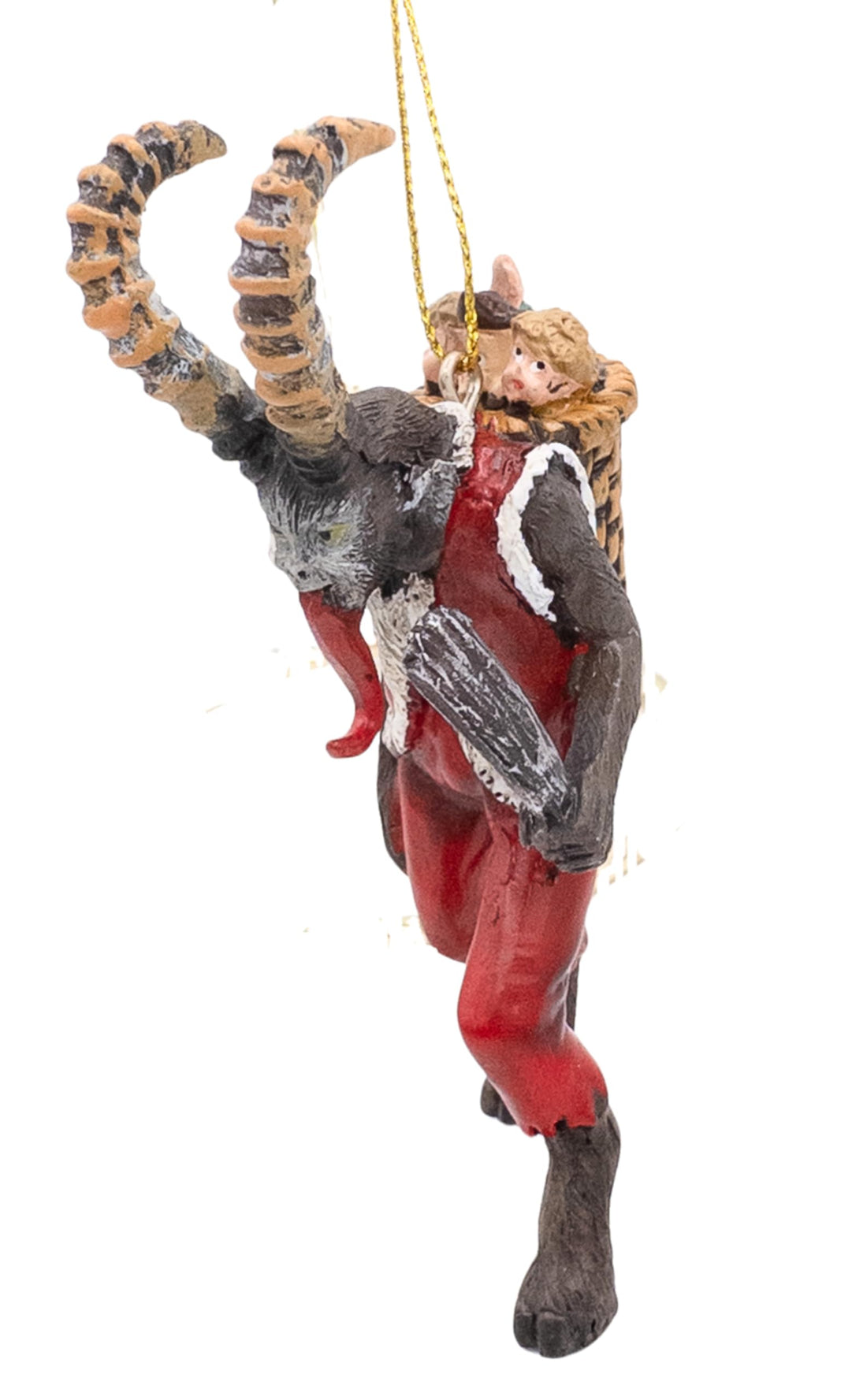 Evil Krampus Holiday Havoc Halloween Christmas Scary Ornament of Nightmares