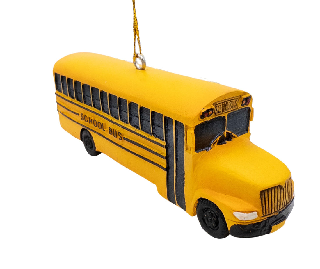 School Bus Christmas Tree Ornament Teacher Driver