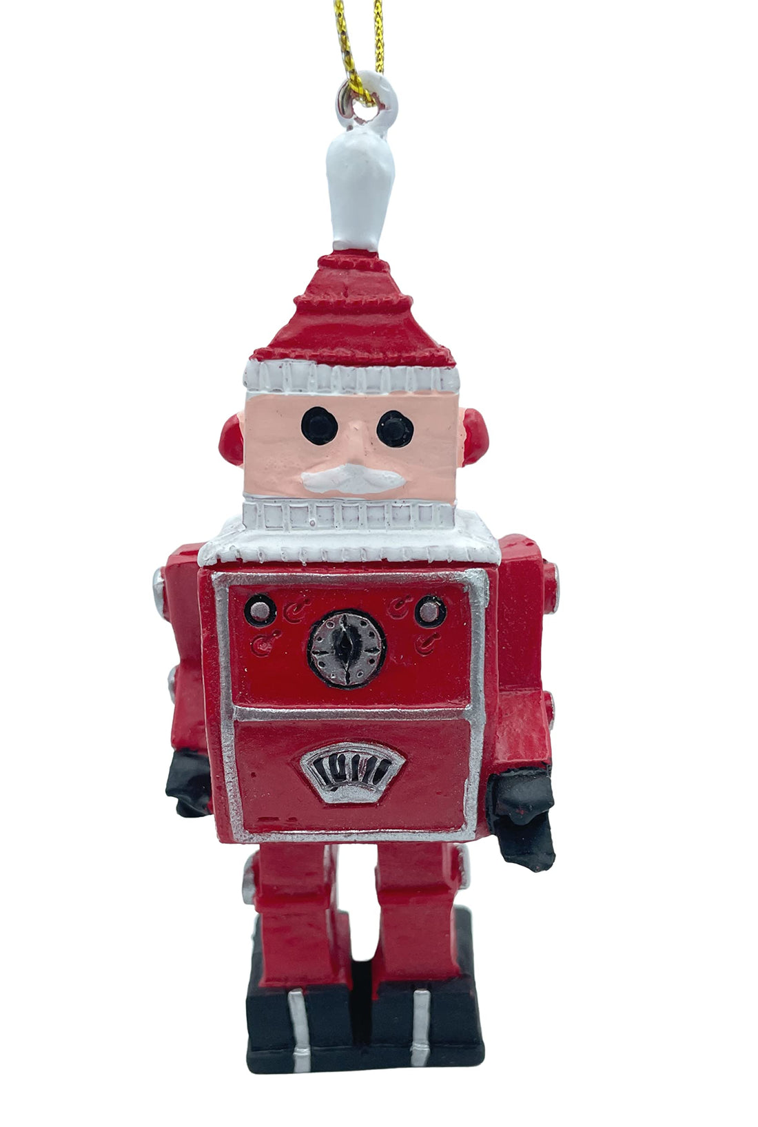 Retro Santa Claus Robot Christmas Tree Ornaments for Kids