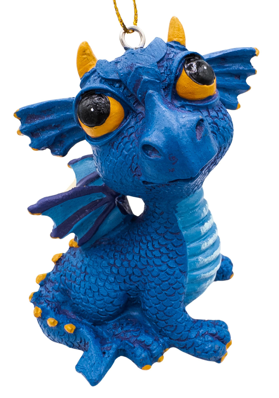Blue Baby Dragon Fantasy Christmas Tree Cute Ornament