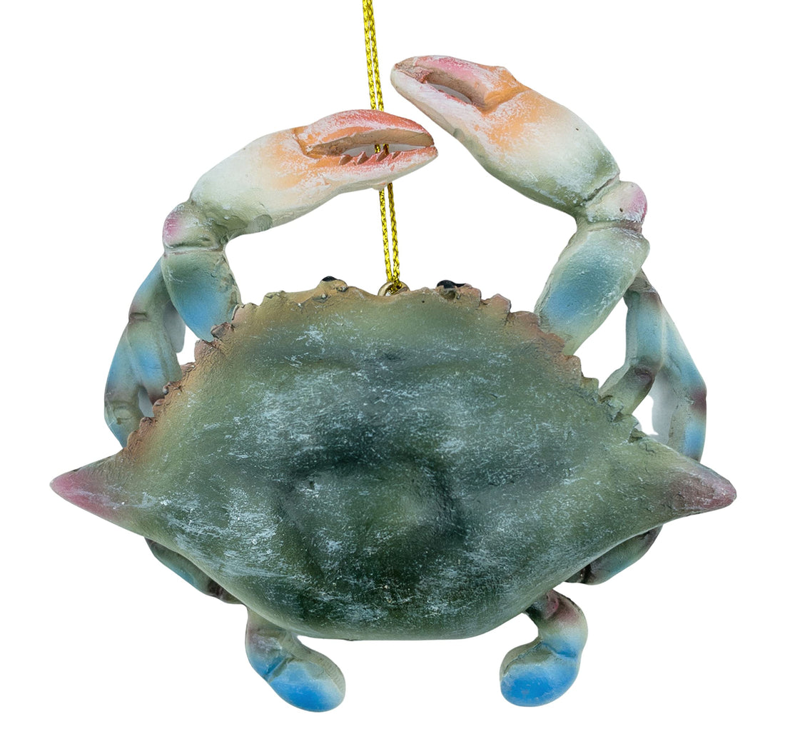 Blue Crab Ocean Coastal Beach Christmas Tree Hanging Nautical Ornaments