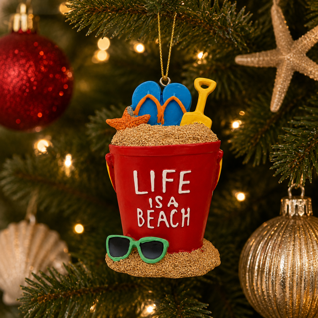 "Life is a Beach" Bucket of Sand
