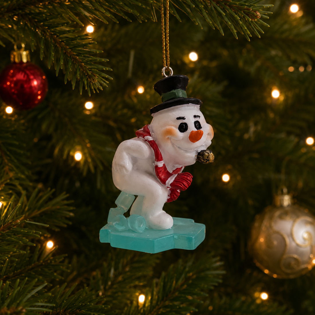 Pooping Snowman