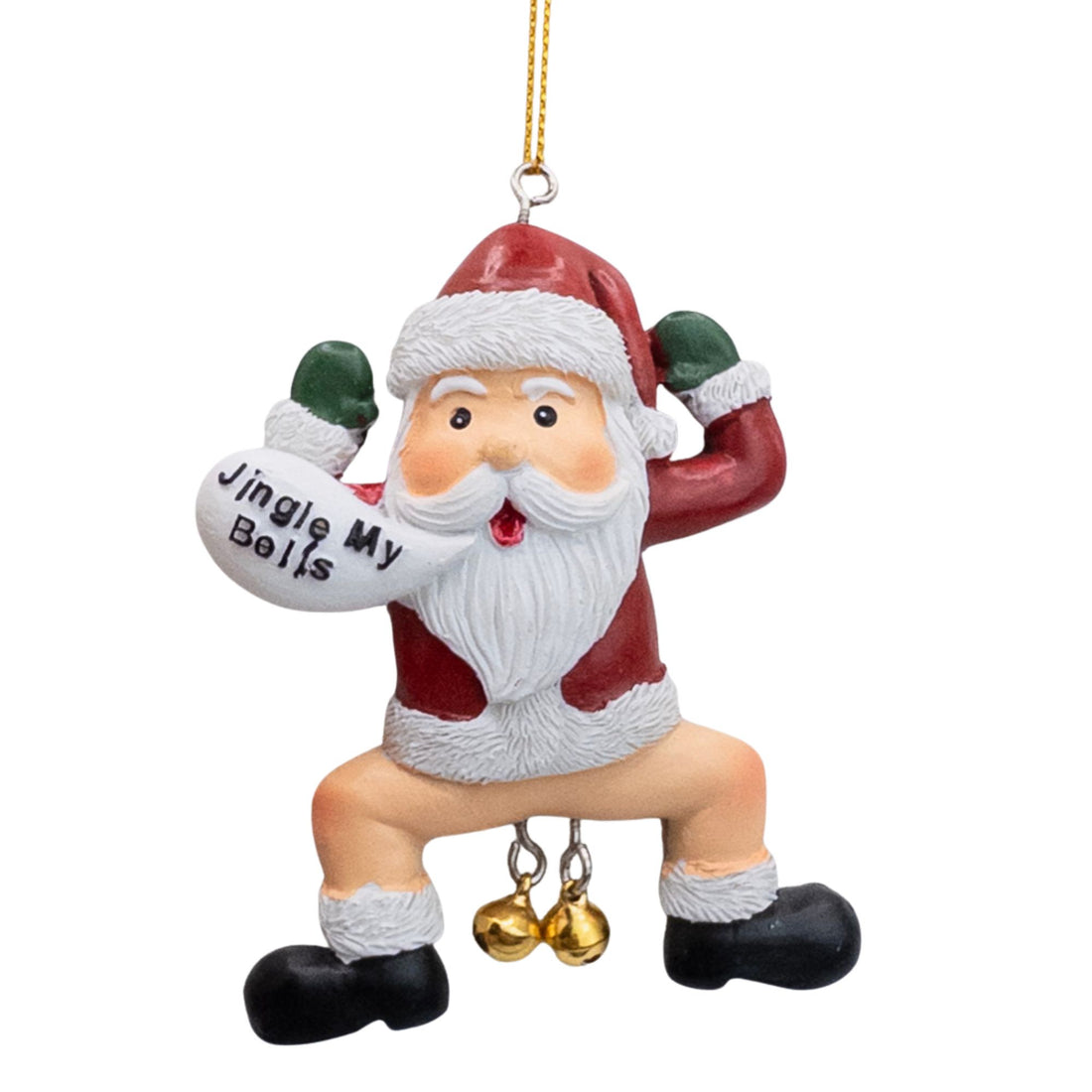 Jingle My Bells - Gold Flat Back
