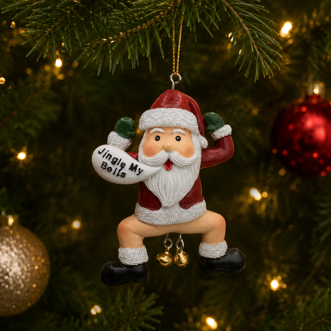 Jingle My Bells - Gold Flat Back