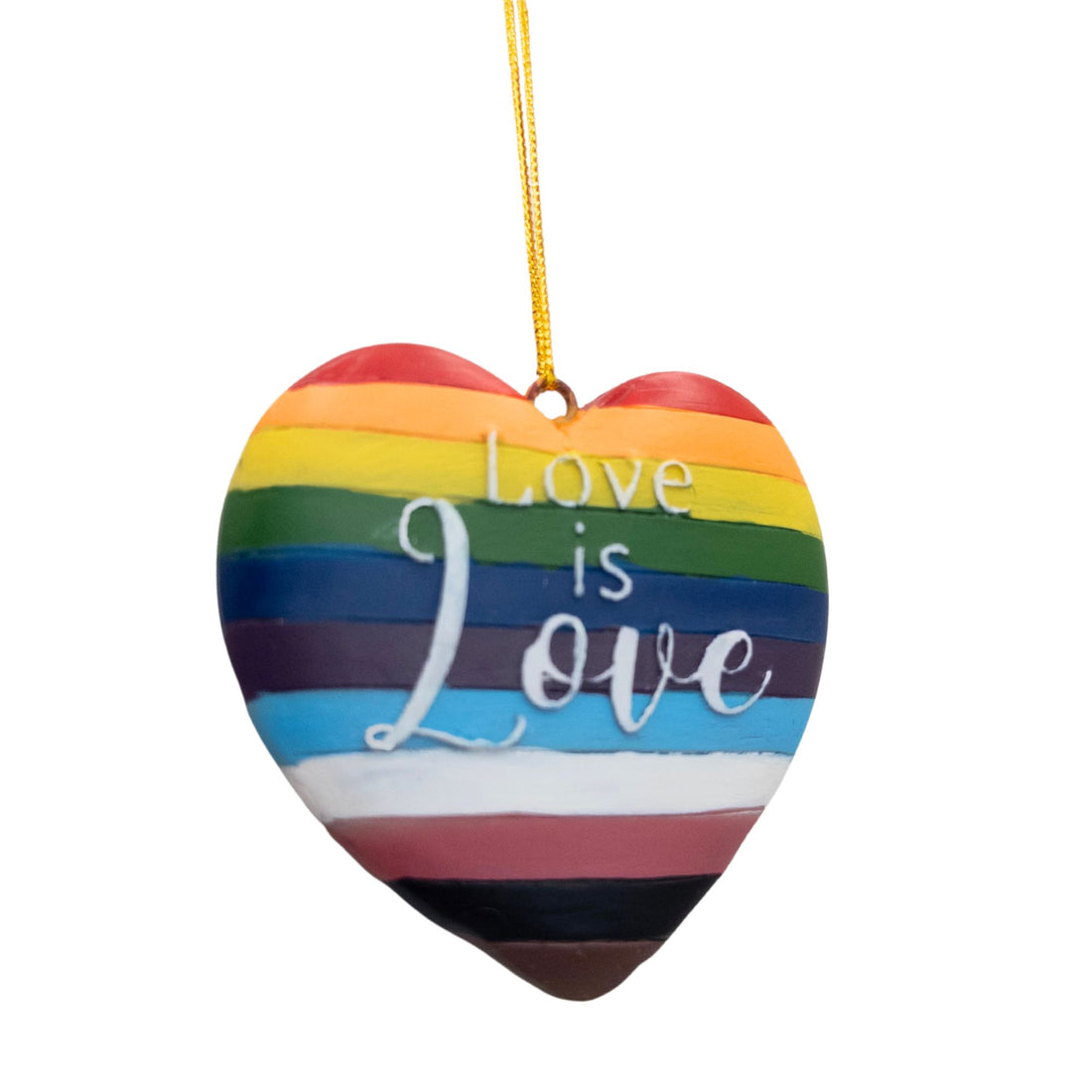 Rainbow Love is Love Heart
