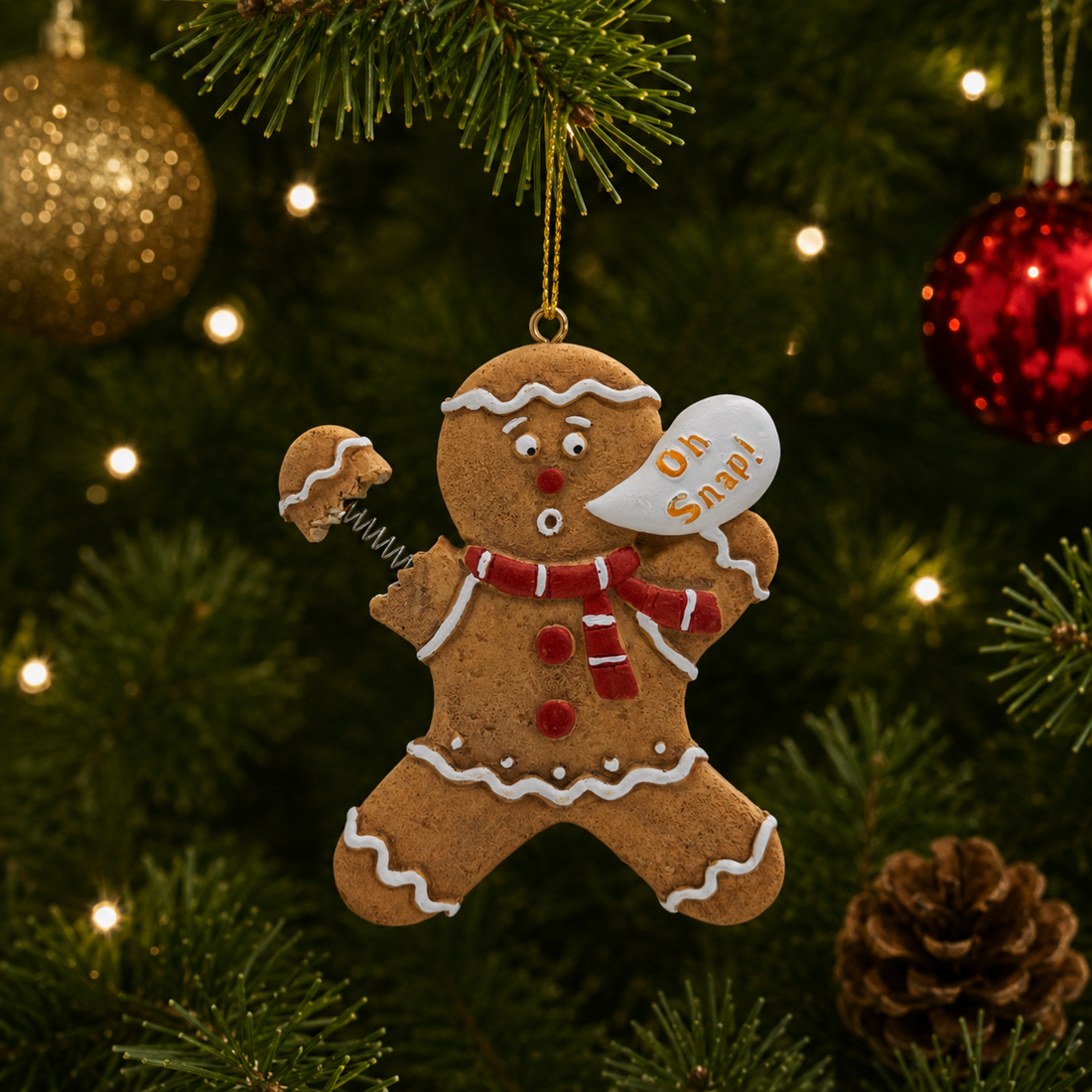 Oh Snap! Gingerbread Man Broken Arm