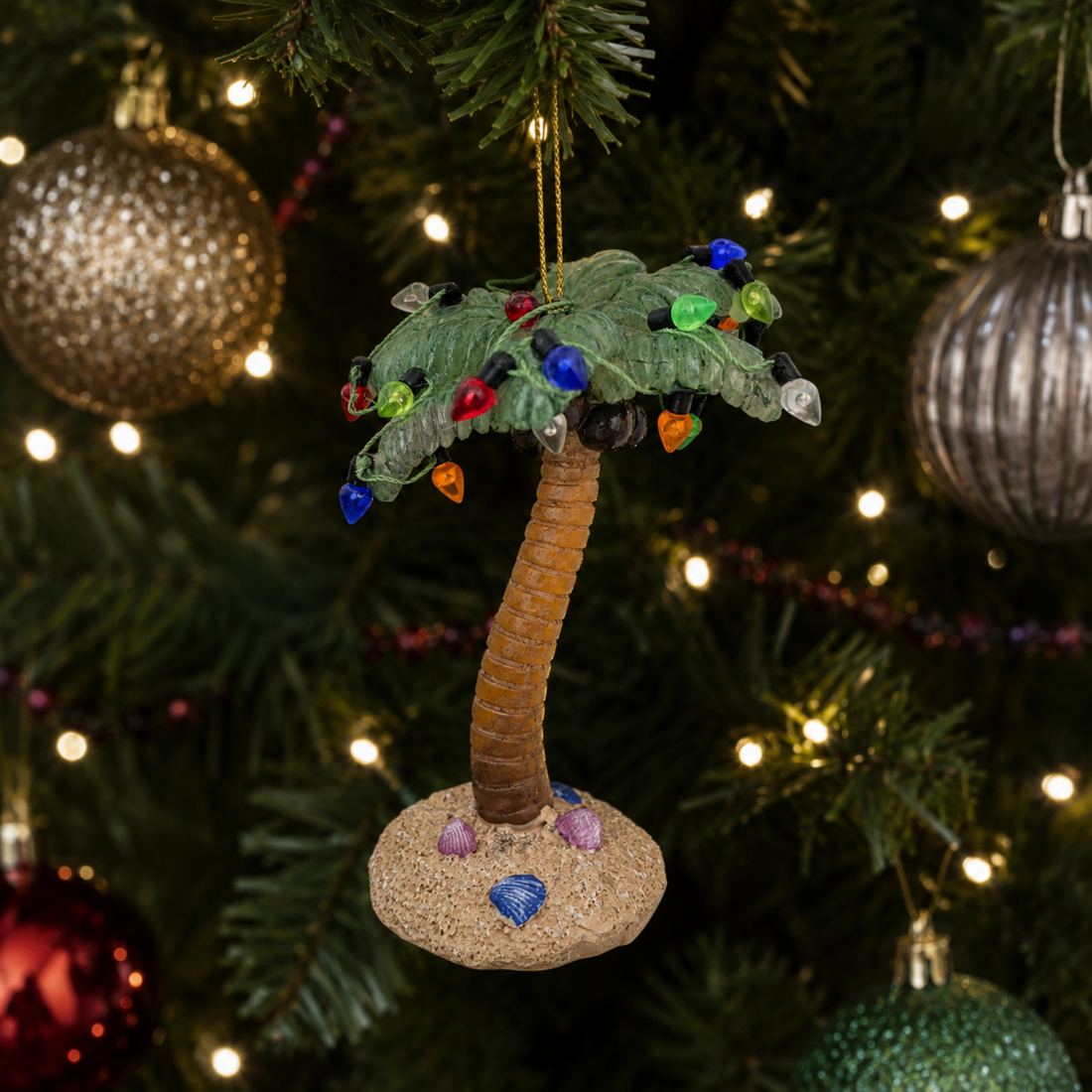 Palm Tree with Leaf Lights