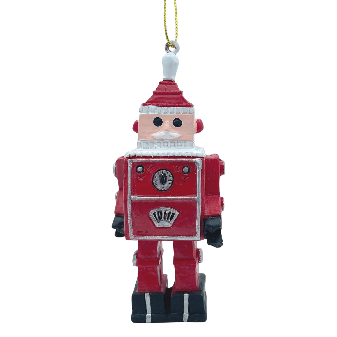 Retro Robot Santa