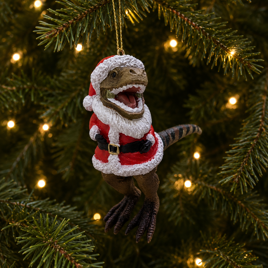 T. rex Santa