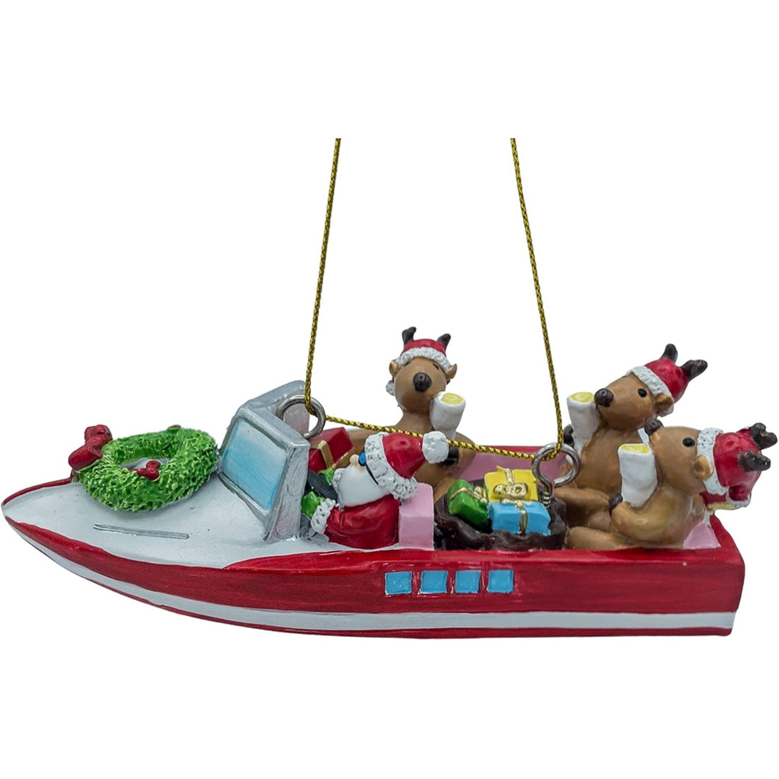 Santa & Reindeer Speed Boat