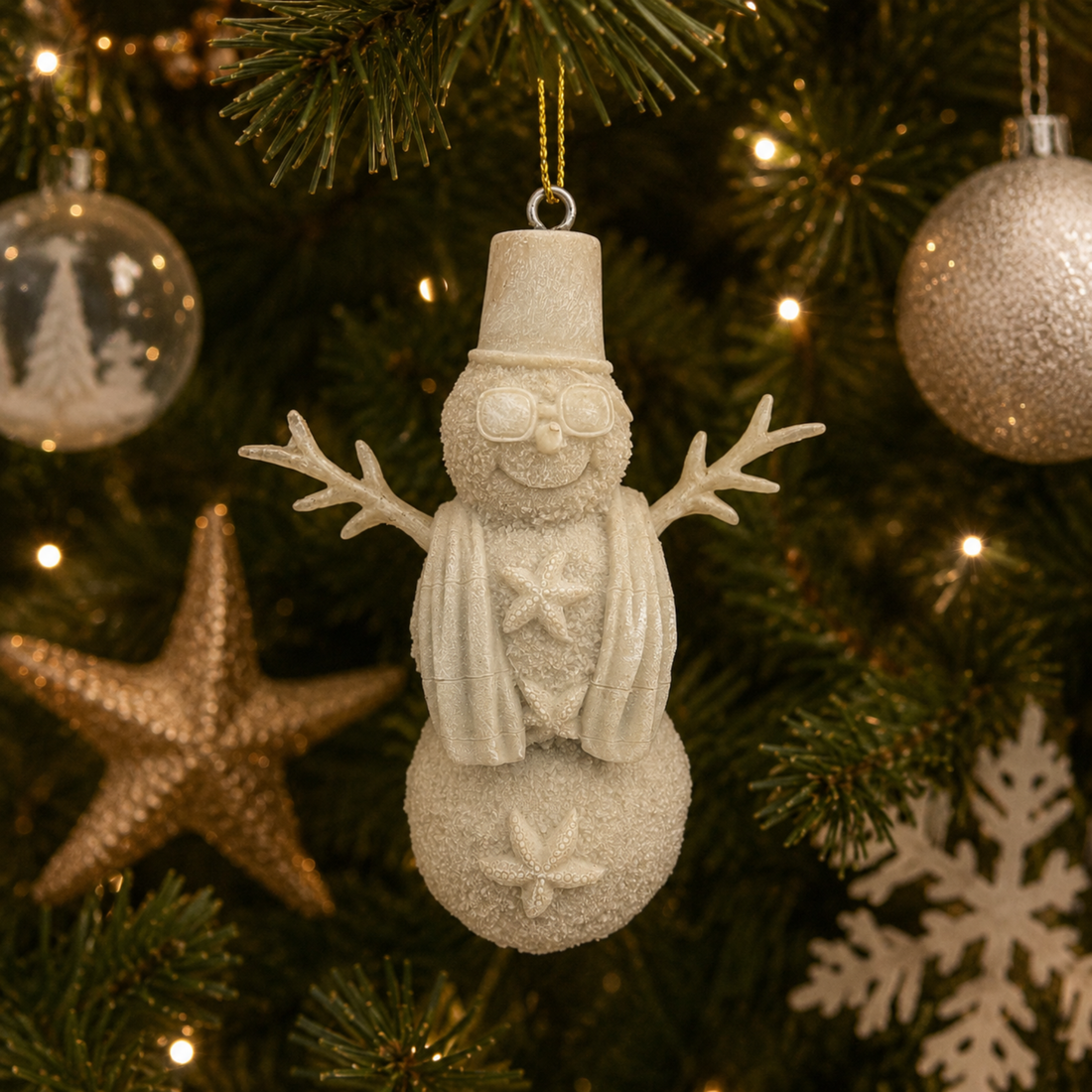 White Sand Snowman