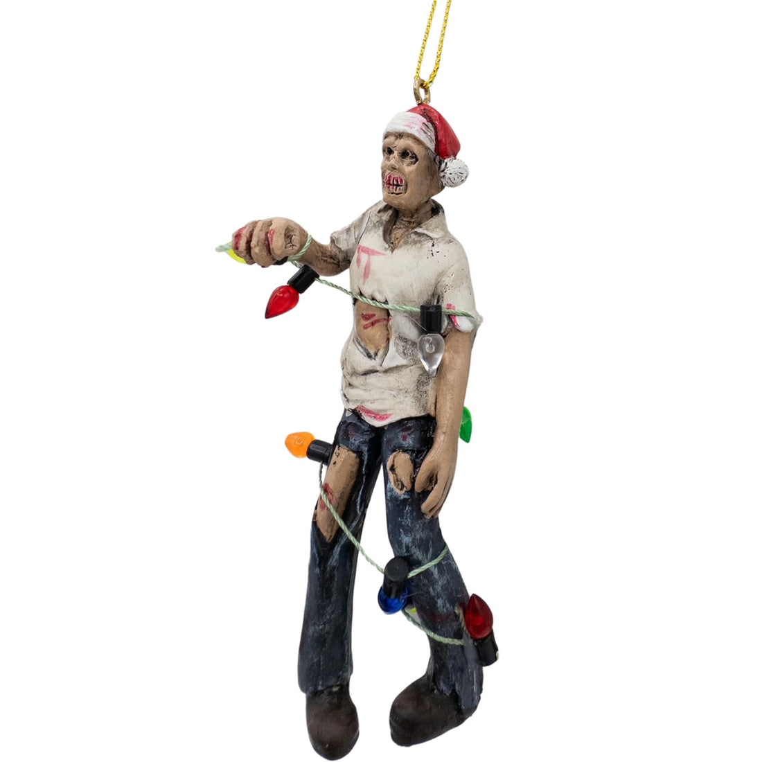 Zombie Wrapped in Lights